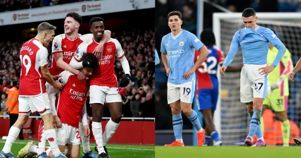 Arsenal tops the table while Man City drop points in Premier League Standings