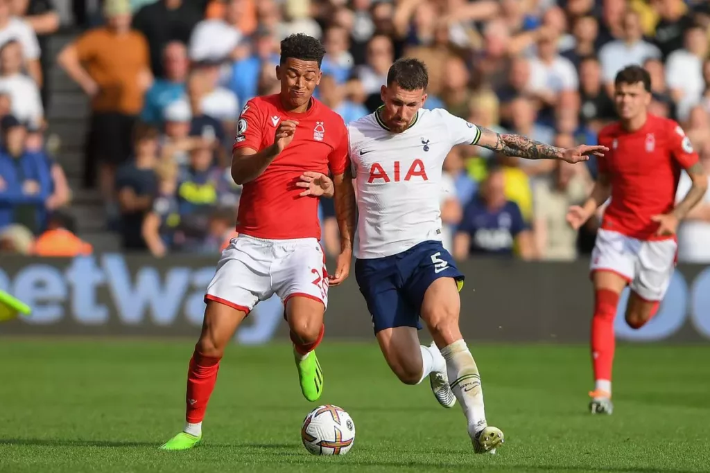 Premier League match between Nottingham Forest and Tottenham Hotspur will be played at the City Ground Stadium in Nottingham City, England