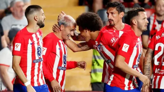 Atletico Madrid celebrate