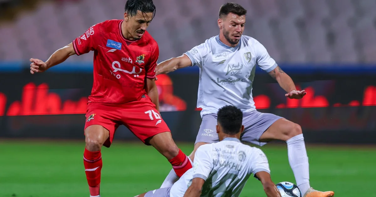 Al Tai player Andrei Cordea ahead of Al Ahli match