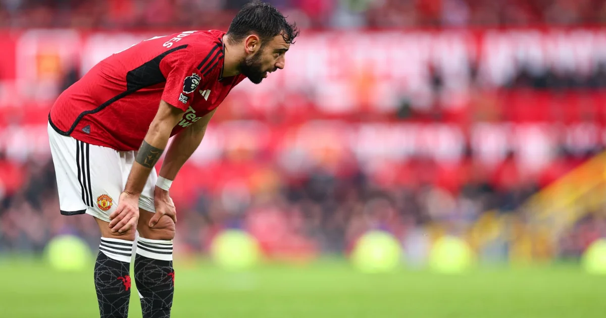 Bruno Fernandes in Man United vs Fulham