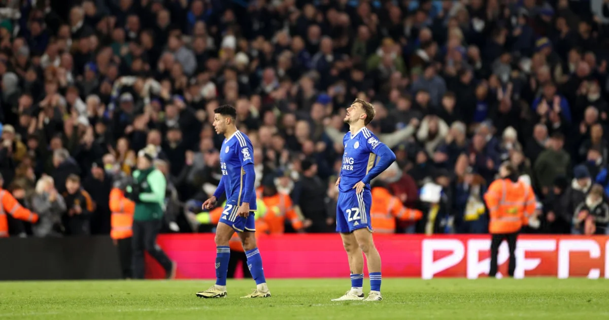 Leicester City lost vs Leeds United 