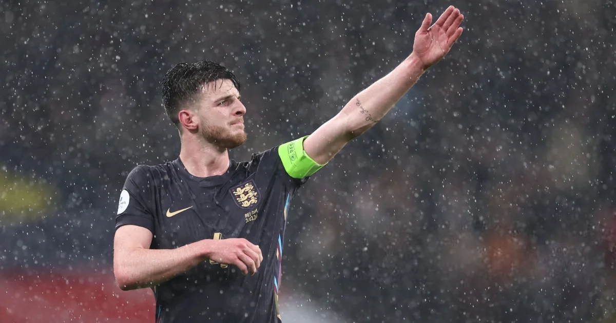Declan Rice is a sure shot in the England squad for Euro 2024