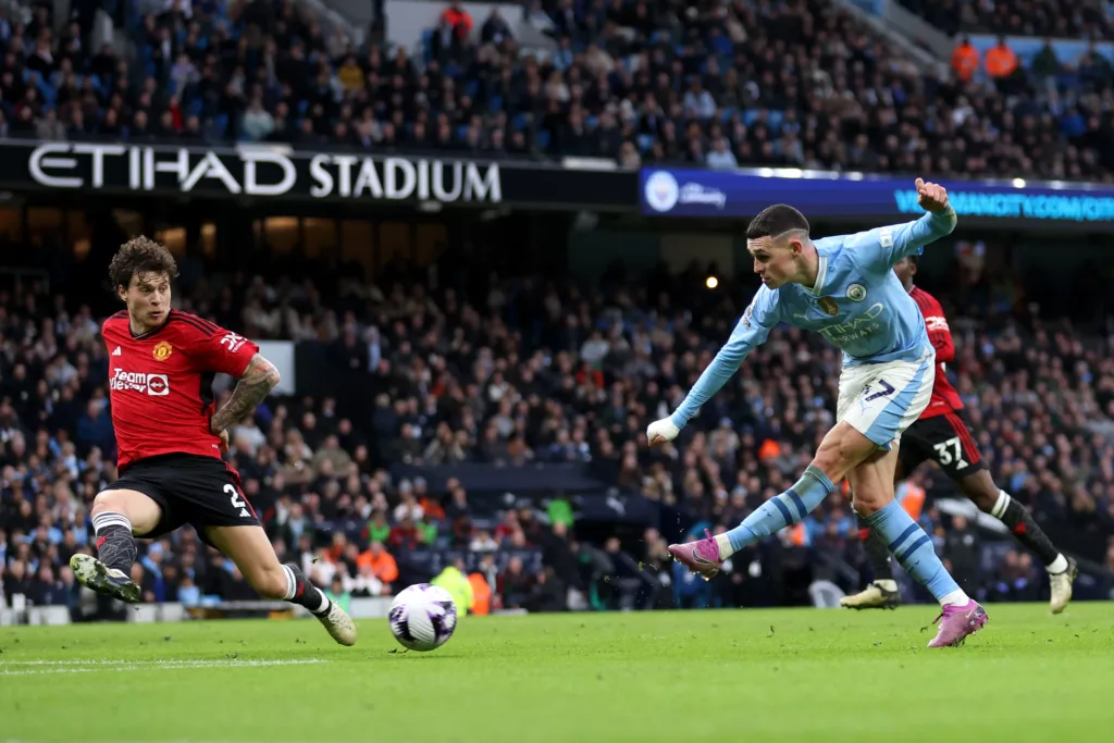 Phil Foden goal against Manchester United