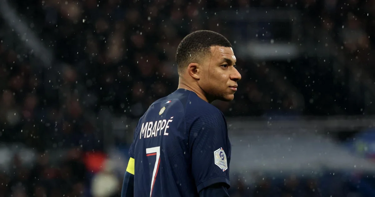 Kylian Mbappe ahead of Real Sociedad vs PSG