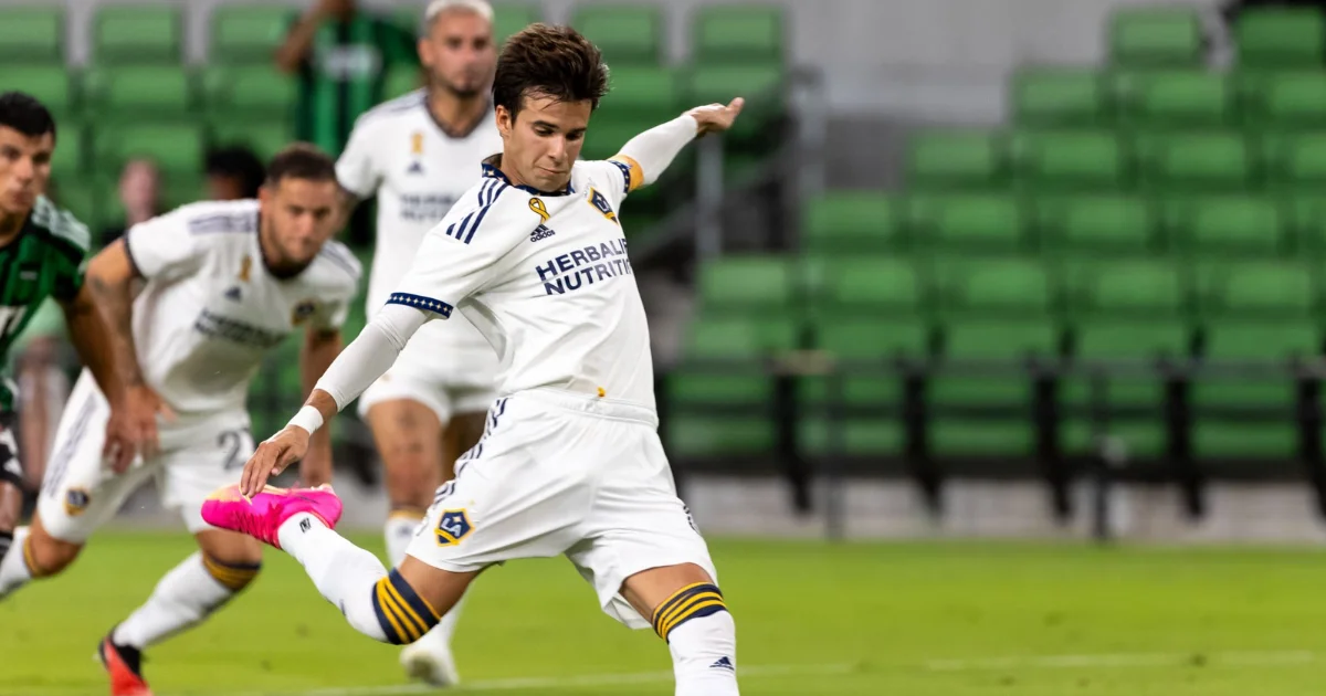 Riqui Puig of LA Galaxy ahead of tie against Nashville