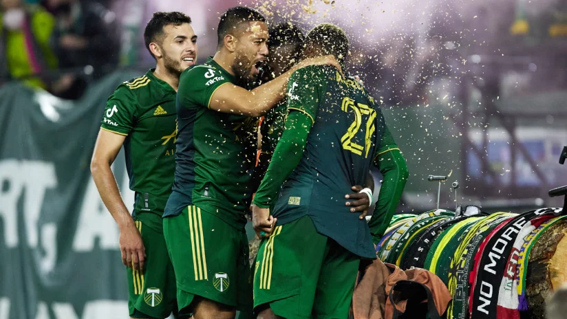 Portland Timbers in action in the MLS