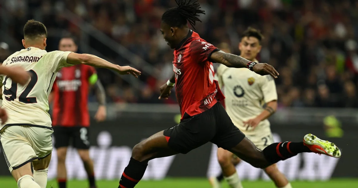 Rafael Leao in AC Milan vs AS Roma Player Ratings