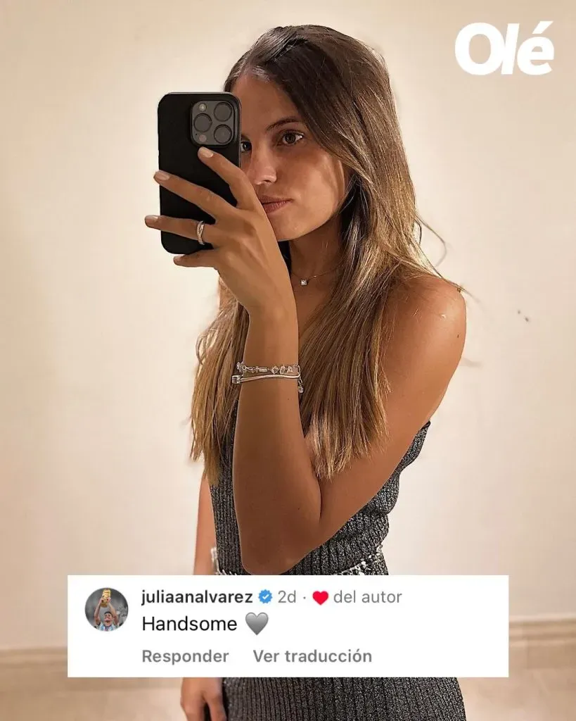 Julián Alvarez Comments on her Girlfriend