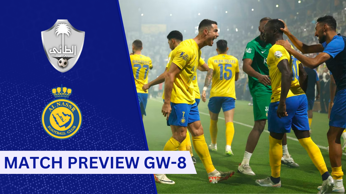 Al Tai vs. Al Nassr, Saudi Pro League, Gameweek 8