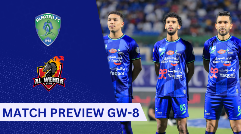 Al-Fateh vs. Al Wehda, Saudi Pro League, Gameweek 8