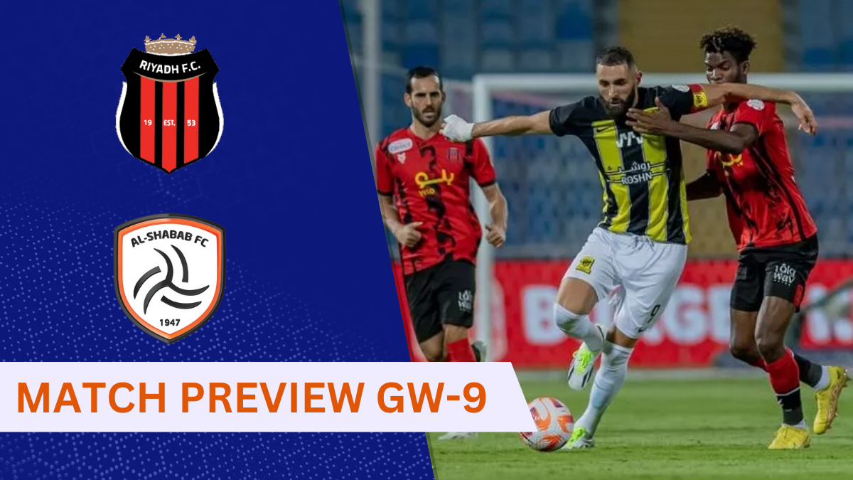 Al Riyadh vs. Al Shabab, Saudi Pro League, Gameweek 9