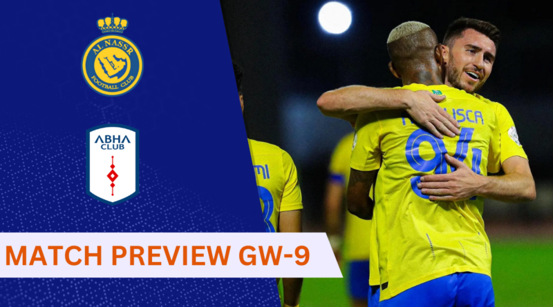 Al Nassr vs. Abha, Saudi Pro League, Gameweek 9, Cristiano Rolando