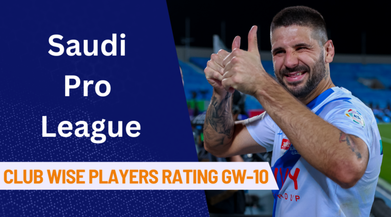 Saudi Pro League Club, Saudi Pro League, Player Ratings,