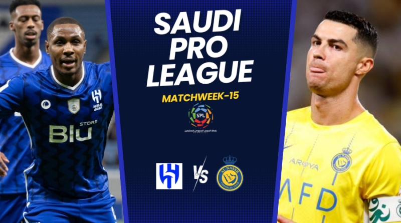 On 1st December 2023, Al Hilal will face off against Al Nassr in the Saudi Pro League.