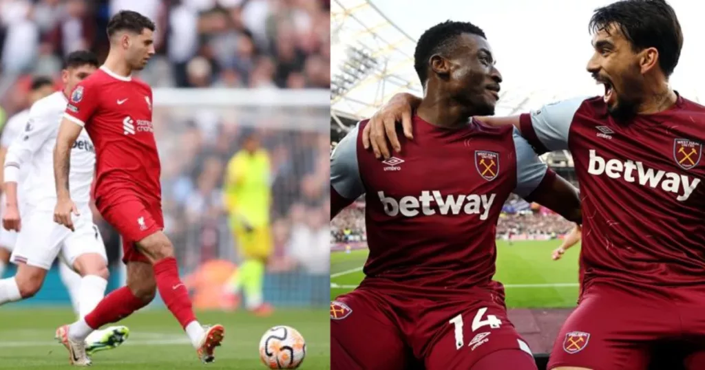 Liverpool vs West Ham Team News