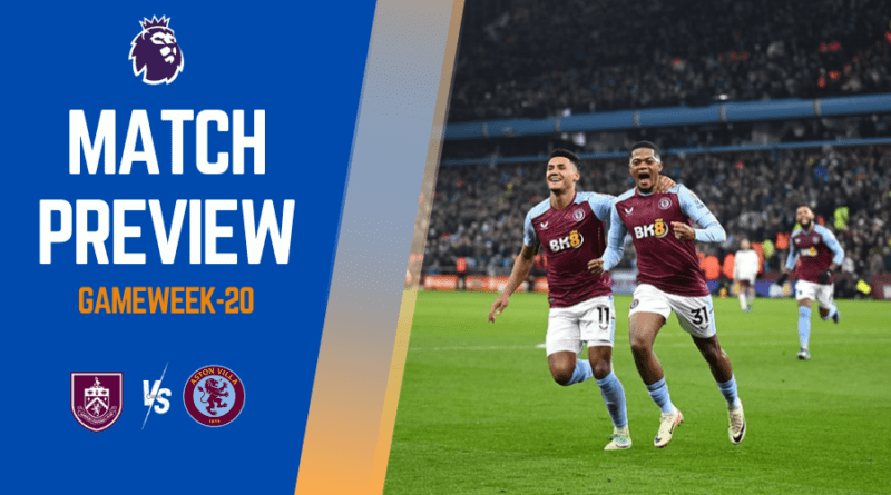 Aston Villa vs Burnley, Premier League,