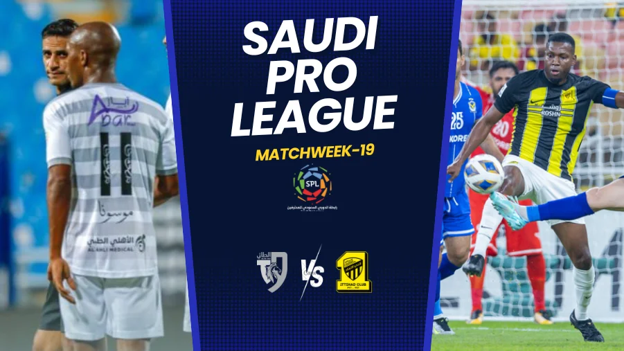 Al Tai vs Al Ittihad, Saudi Pro League,