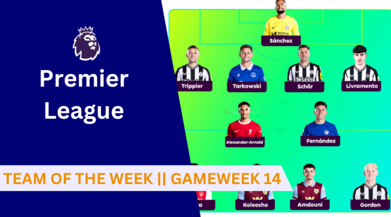 English Premier League Team: Here we take a look at the Team of The Week of game week 14.