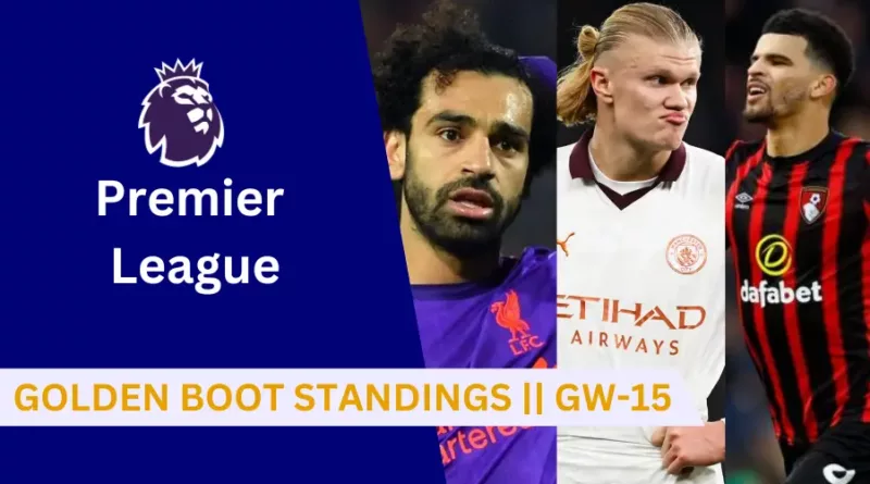 Here are the latest Golden Boot standings and top scorer of Premier League game week 15 so far: