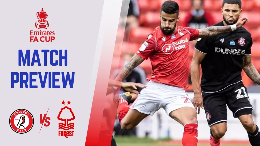 Bristol City vs Nottingham Forest, FA Cup,