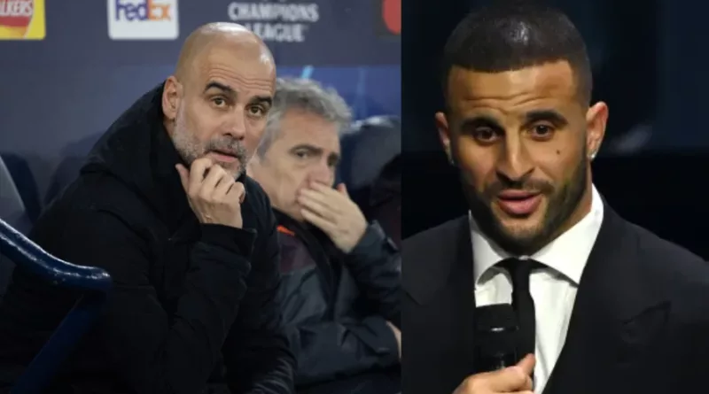 Kyle Walker, Pep Guardiola,