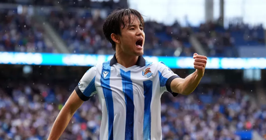 Real Sociedad's Takefusa Kubo