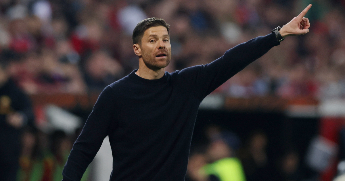 Bayer Leverkusen coach Xabi Alonso 