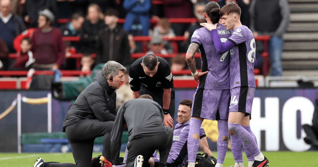 Diogo Jota Injury (Credit: Getty)