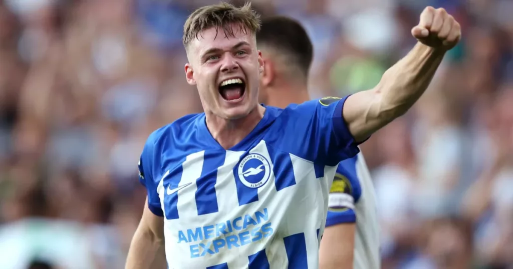 Evan Ferguson Celebrates goal
(Credits: Getty)