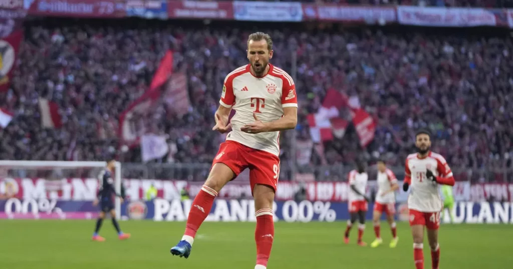 Harry Kane for Bayern
(Credits: Getty)