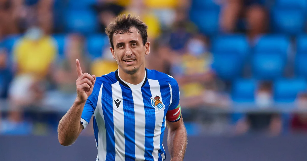 Real Sociedad star Mikel Oyarzabal (by Getty Images)