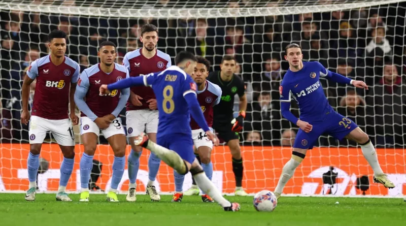 Enzo Fernandez Free Kick for Chelsea