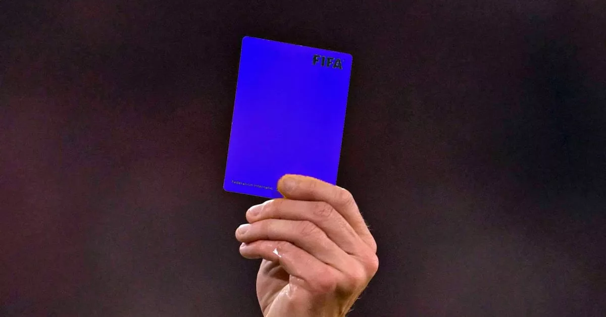 Blue Card rule in soccer