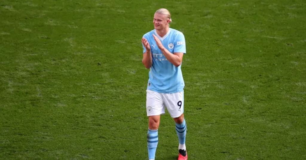 Erling Haaland for Man City
(Credits: Getty)