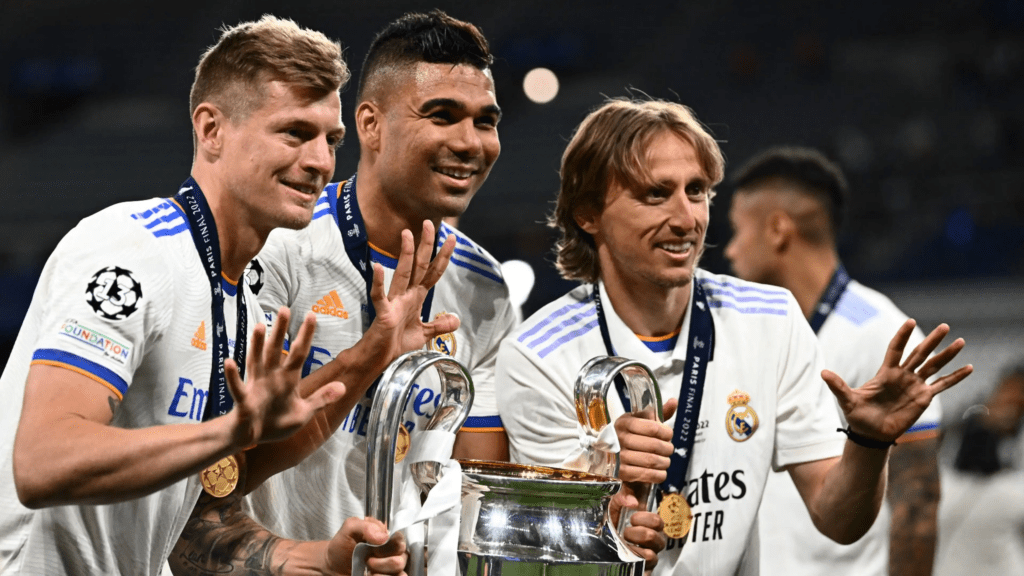 Toni Kroos, Casemiro, Luka Modric