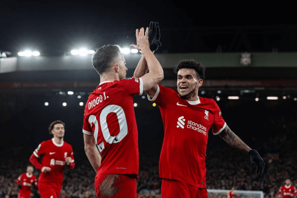 Luis Diaz, Diogo Jota, Liverpool