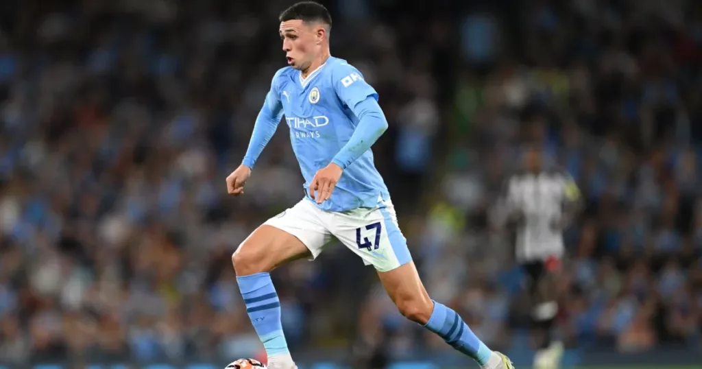 Phil Foden against Newcastle
(Credits: Getty)