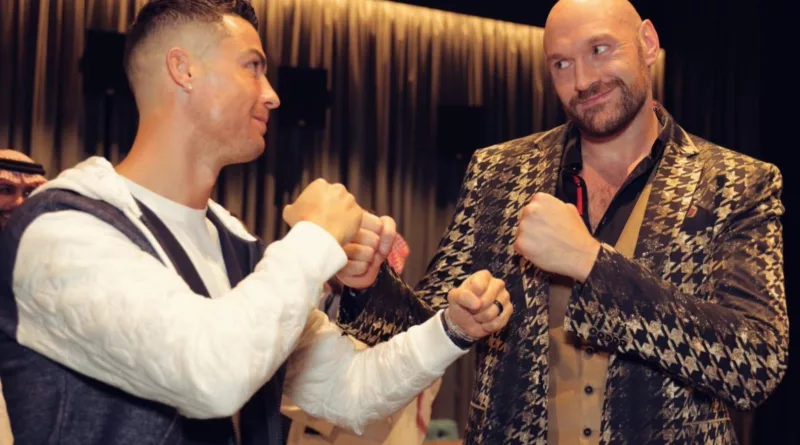 Cristiano Ronaldo and Tyson Fury