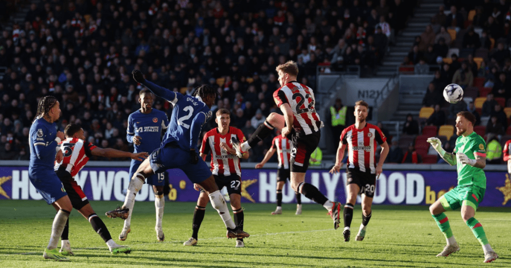 Brentford led 2-1 at one stage against Chelsea (Credit: Getty)