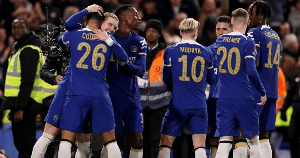 Chelsea FC celebrating (Credit: Getty)