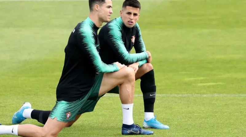 Cristiano Ronaldo and Joao Cancelo