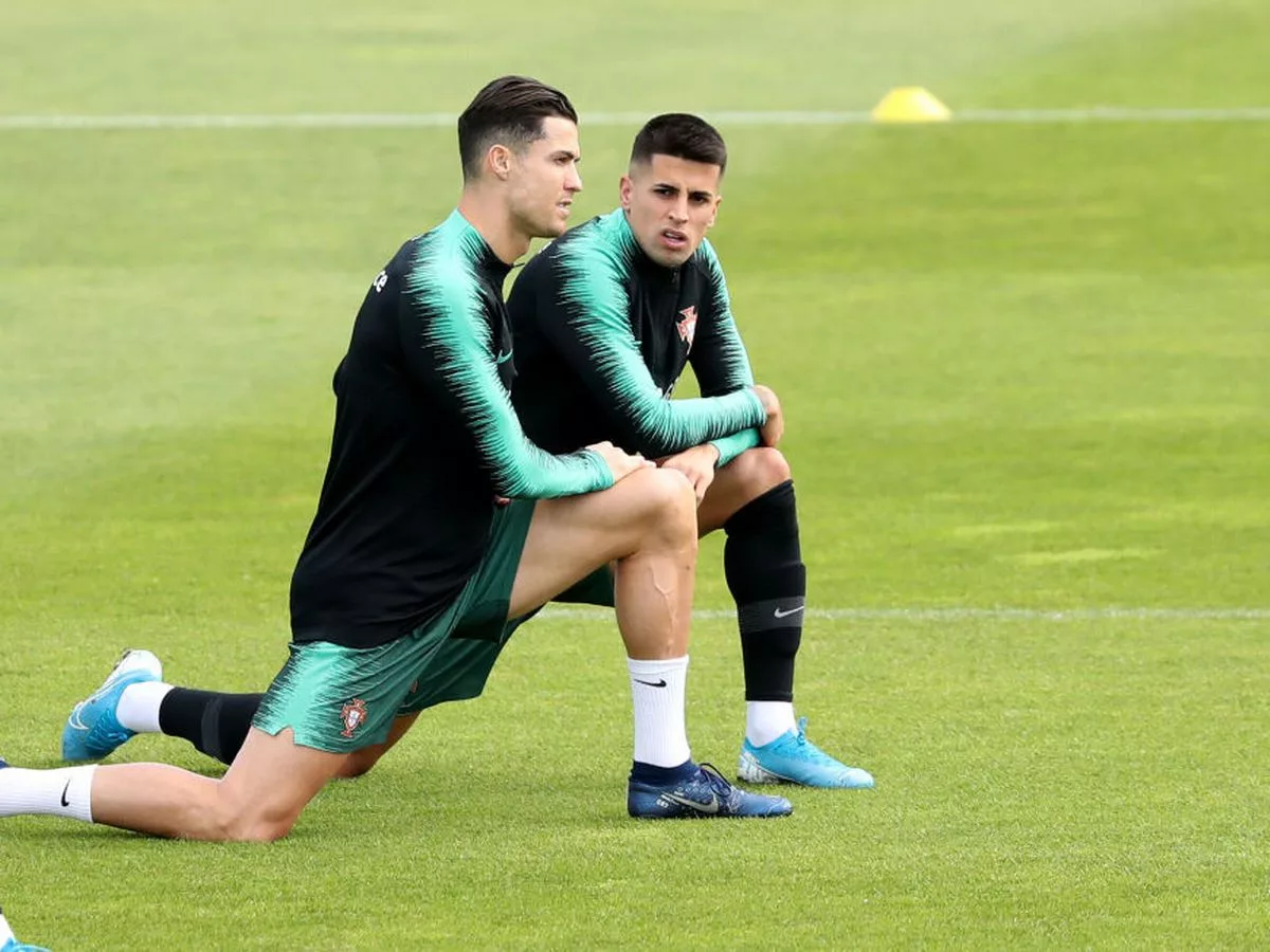 Cristiano Ronaldo and Joao Cancelo