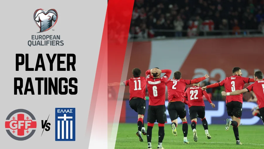 Euro 2024 Qualifiers Georgia vs Greece Player Ratings