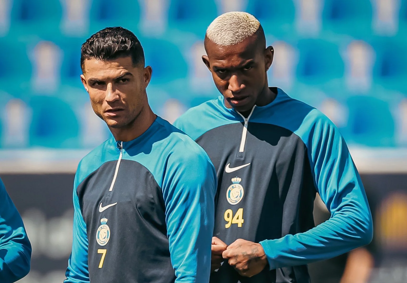 Talisca and Cristiano Ronaldo