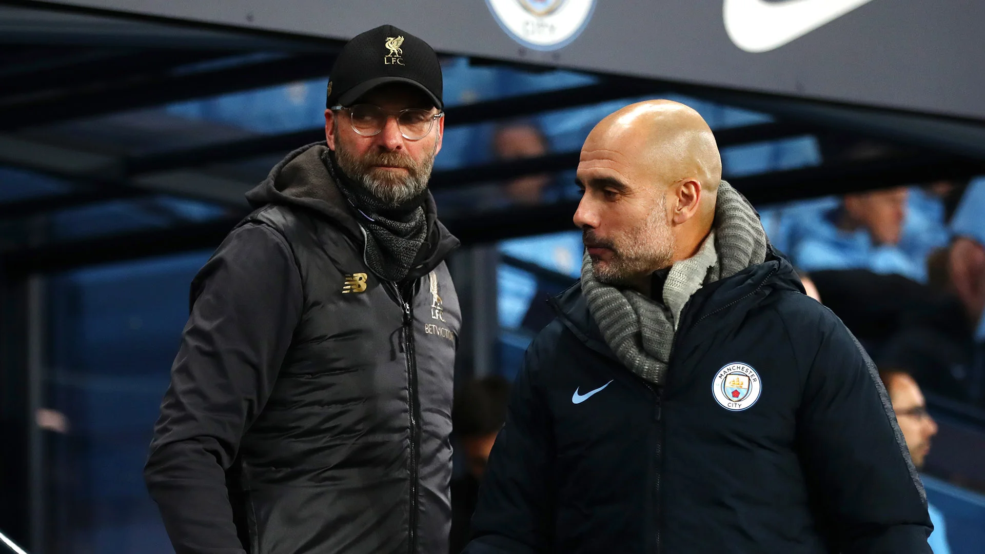 Pep Guardiola and Jurgen Klopp