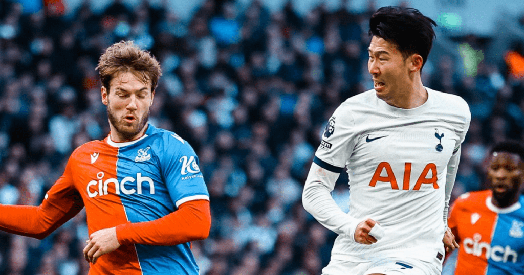 Tottenham captain Son against Crystal Palace in the Premier League (Credit: Getty)