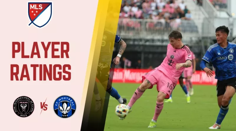 Inter Miami vs CF Montreal Player Ratings