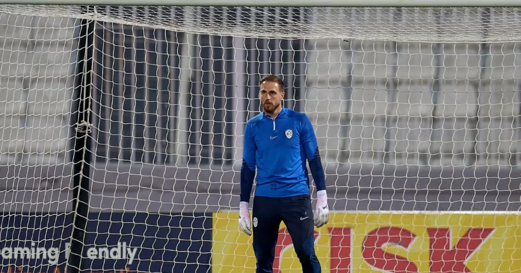 Jan Oblak ahead of Slovenia's match