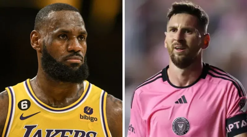 Lebron James and Lionel Messi